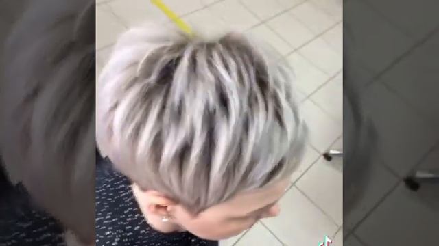 Короткая женская стрижка парикмахер колорист Алёна Рей