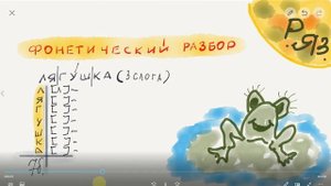 5 класс, Фонетический разбор слова