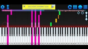 Sonic.EXE - (...) Hill Act 1 (Remastered: Orchestral & Piano Version) Piano Visualization