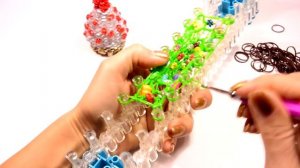 ЁЛОЧКА - ФОНАРИК из резинок. Rainbow Loom Christmas Tree