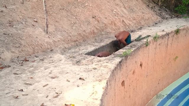 120 Days Building A Brilliant Underground Tunnel House With Swimming Pool смотреть онлайн