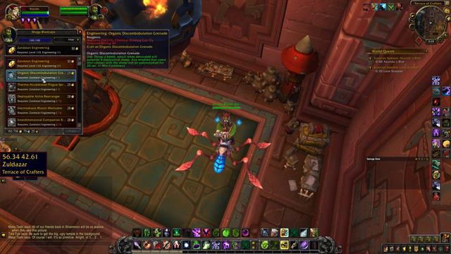 Dazaralor Engineering Trainer WoW