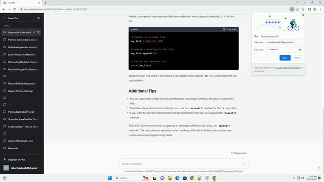 How to append a reading to a python list смотреть онлайн