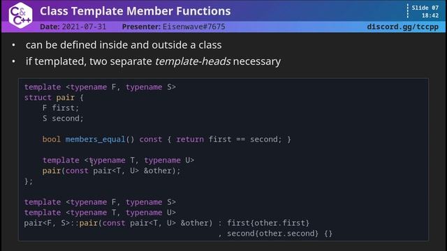 (1/2) C++ Templates: Introduction, Tips, Idioms смотреть онлайн