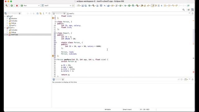 P.22 Вложенные структуры и классы смотреть онлайн