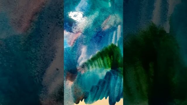 Фон в нетрадиционной технике рисования смотреть онлайн