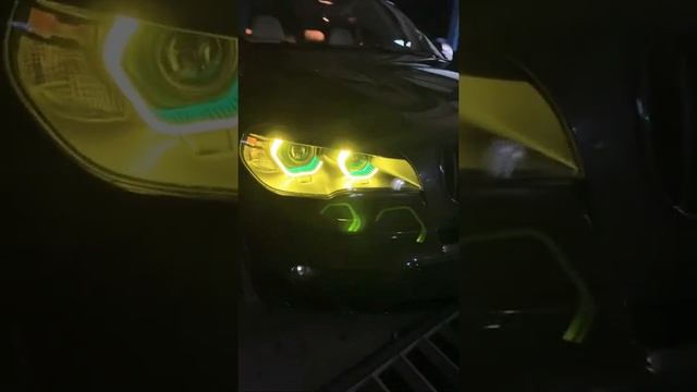 Тюнинг фар бмв е70 ангельские глазки светодиодные би лед лазерные линзы смотреть онлайн
