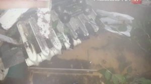 В квартире разорвало батарею центрального отопления