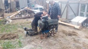 Мотоблок Нева-2 с двигателем от уд-25