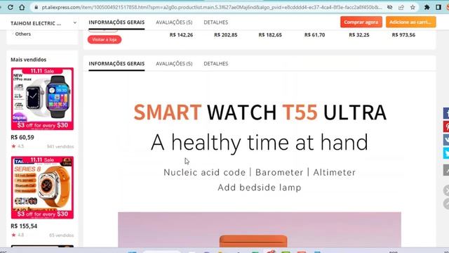 BLACK FRIDAY Aliexpress - Smartwatches ULTRA com até 90% de Desconto (OFERTAS+CUPONS) смотреть онлайн