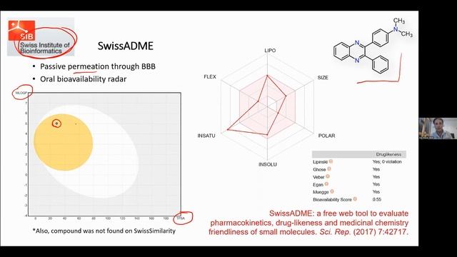 IN SILICO PREDICTIONS OF 2-PHENYL-3-(4-DIMETHYLAMINOPHENYL) QUINOXALINE ACTIVITY смотреть онлайн