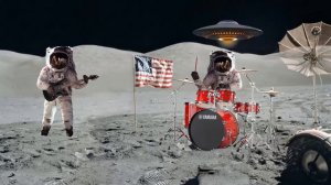 Чем занимаются космонавты на Луне?!