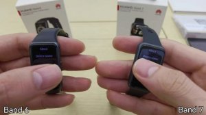 Huawei Band 6 VS Huawei Band 7