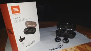 Headset Bluetooth JBL TWS 4 / TWS4 JBL Wireless bluetooth Extra bass Handsfree Earphone