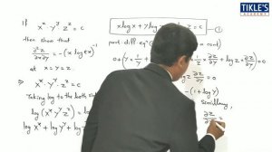 PARTIAL DIFFERENTIATION MULTIVARIABLE CALCULUS LECTURE 6 IN HINDI @TIKLESACADEMY