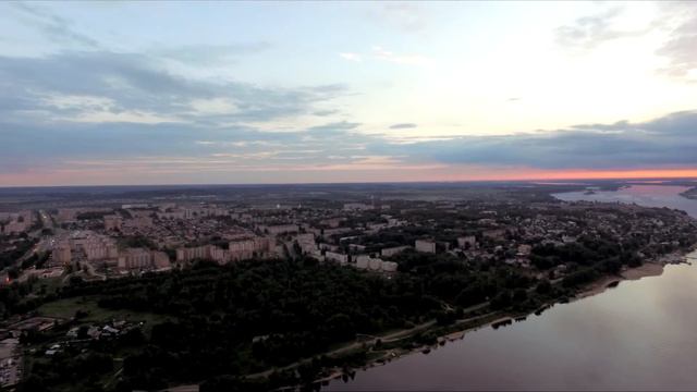 Закат на Волге