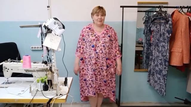 Как сшить платье.Платье туника.Обзор готового изделия.МК @user-tr4xm7cs7d