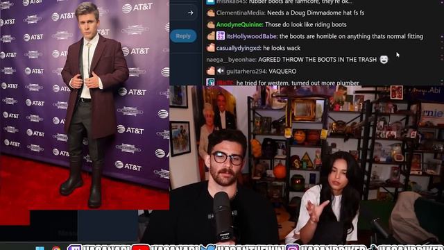 Hasan & Valkyrae Rate Streamer's Fits from The Streamer Awards Ft Austin Show смотреть онлайн