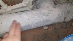Канализация через 22 года / Пластиковая / Угол 90