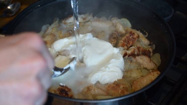 Бефстроганов из свинины. Пробуем на вкус! смотреть онлайн