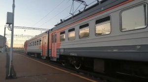 "Вечерняя электричка" ЭД9М-0143 с сообщением Россошь Лиски