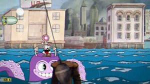 Cuphead Run-and-gun "Опасные опоры". Оценка P