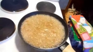 Рожки на сковороде