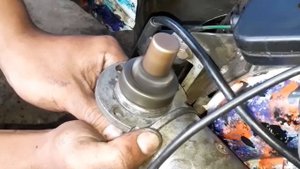Cara memasang dan service dinamo Stater Vespa Excel tahun 1995