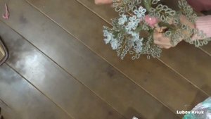 Бонсай  Денежное дерево из бисера своими руками  часть 2