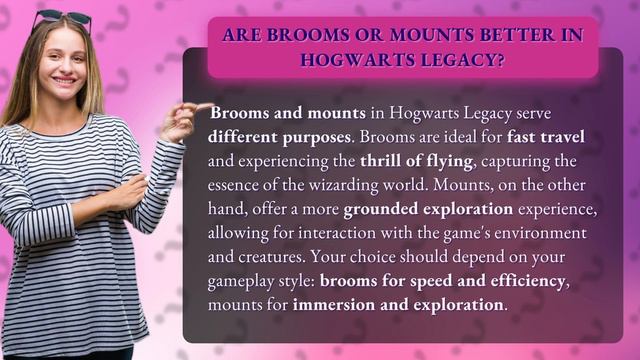 Are brooms or mounts better in Hogwarts Legacy? смотреть онлайн