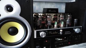 Аналога забытый звук. AKAI GX-R70 и ламповый усилитель.mp4