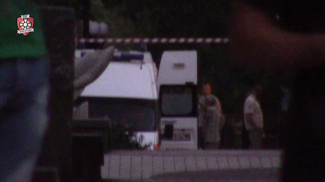 НА МЕСТЕ УБИЙСТВА АЛЕКСАНДРА ЗАХАРЧЕНКО