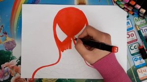 Рисуем Человека паука