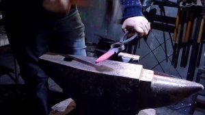 Ковка клинка из быстрореза р6м5