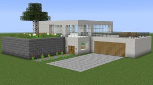 Майнкрафт - КАК ПОСТРОИТЬ СОВРЕМЕННЫЙ ДОМ 4