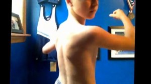 12 Year Old Biceps,Abs,and Legs HD