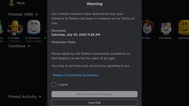Getting a warning for no absolute reason without a moderator note (ROBLOX Moderation sucks af) смотреть онлайн