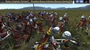 Venetian Heavy Infantry vs Armoured Swordsmen in Medieval 2 Total War Mobile