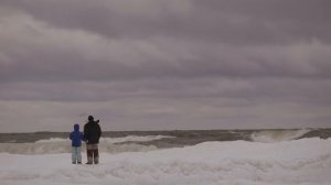 Балтийское море замёрзло - удивительный вид на Светлогорск