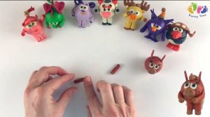 Легко лепим из пластилина Смешарика ИГОГОШУ. Развивающее видео.