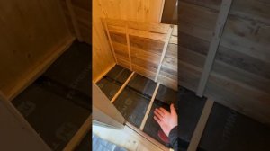 Устройство проливных полов в каркасной бане!