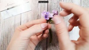 СИРЕНЬ БРОШЬ • ПОЛИМЕРНАЯ ГЛИНА • МАСТЕР-КЛАСС •ЛЕПИМОЕ ДЕЛО