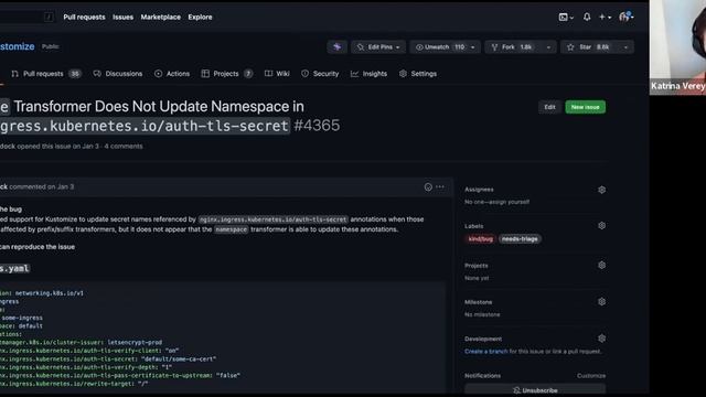 Kubernetes SIG CLI 20220706 - Kustomize Bug Scrub смотреть онлайн