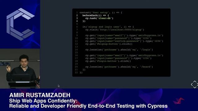 Amir Rustamzadeh | Ship Web Apps Confidently: End-to-End Testing with Cypress | ComponentsConf 2019 смотреть онлайн