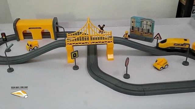 Электрическая железная дорога «Собери Город» смотреть онлайн