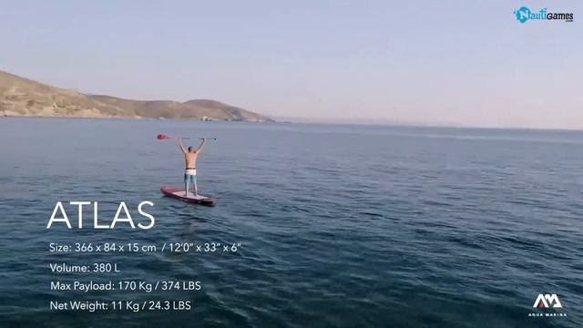 Paddle Gonflable Atlas Aqua Marina | Nautigames.com смотреть онлайн