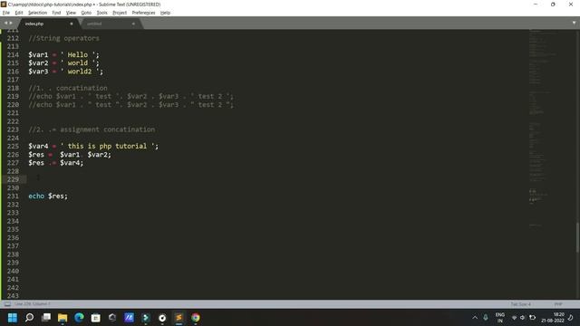 How to use PHP Operators and what are the types of PHP Operators in Hindi PART 2