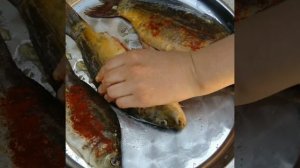 Карп на углях,шашлык из карпа