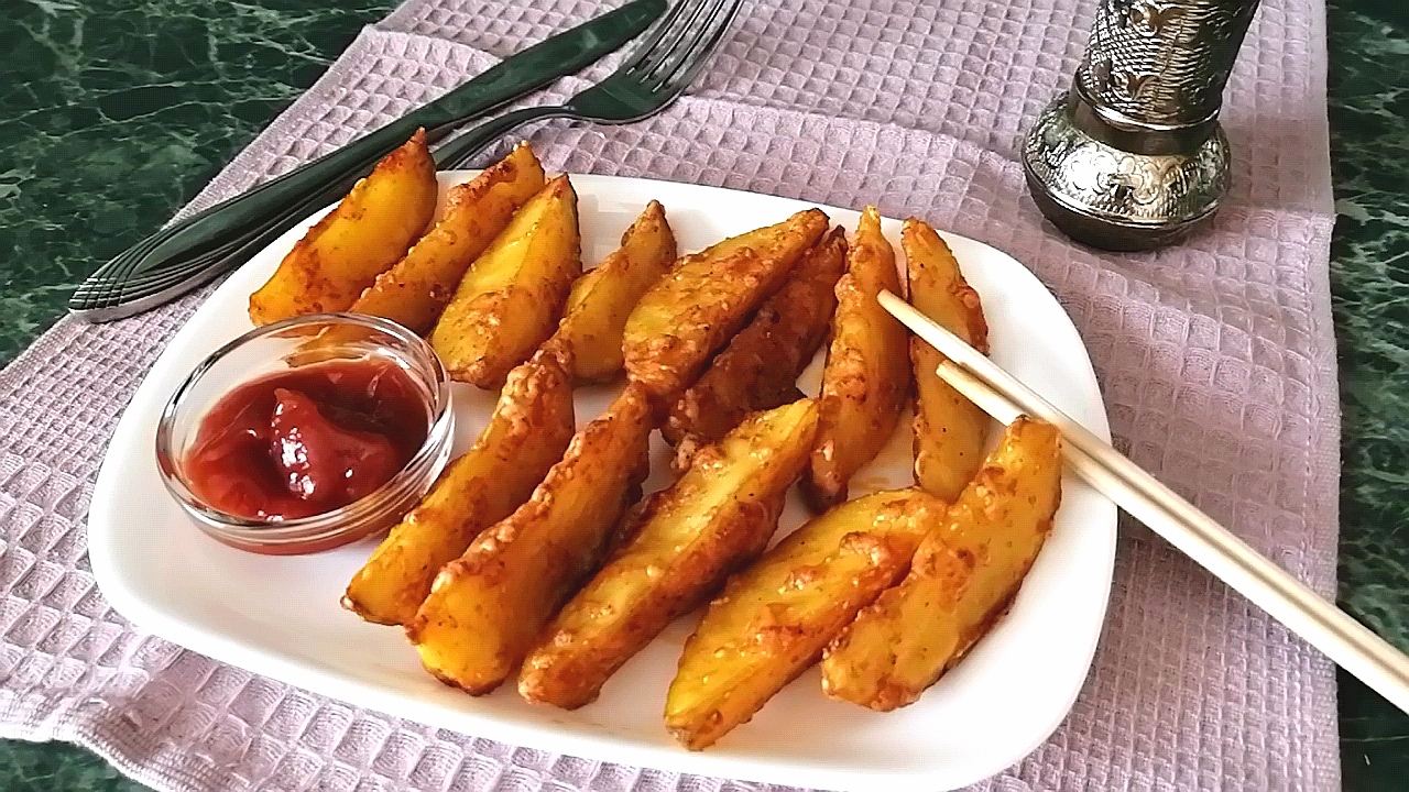 Хрустящий Картофель с чесноком и сыром. Идеальный рецепт картофеля с хрустящей корочкой