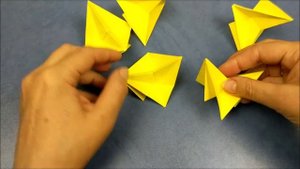 Верхушка на новогоднюю елку оригами из бумаги | Origami christmas tree top